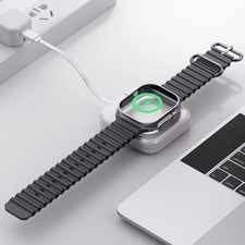 Charging Base for Watch 9/8/7/6/5/4 Builtin Retractable Cable