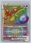 Unown VSTAR 199/195 Rainbow Rare Silver Tempest Pokemon Holo Near Mint