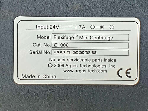 PARKER KITTIWAKE C1000 Mini Centrifuge FLEXIFUGE, 24 Volt DC # NEW - 第 3/9 張圖片