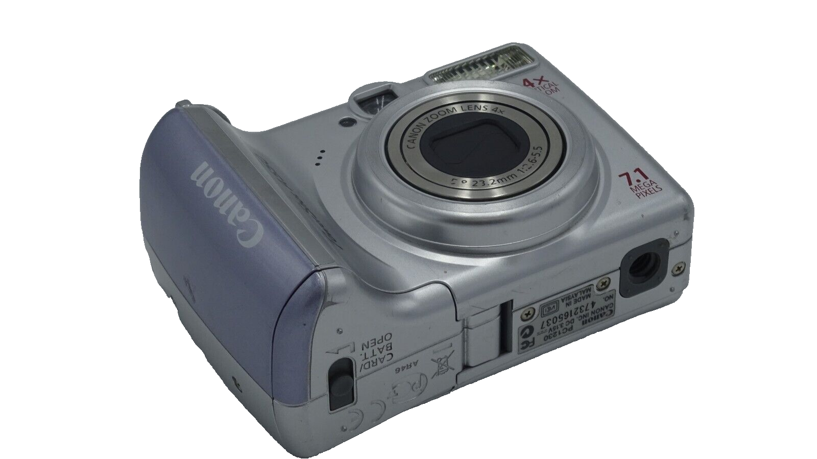 Canon Digital Camera PowerShot A550 7.1MP Silver eBay