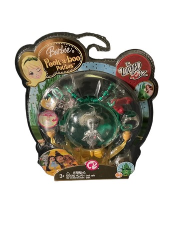 Lot 2 Petites Barbie Wizard Of Oz Peek A Boo - Mattel 2008 N5783 N5784 Neuves