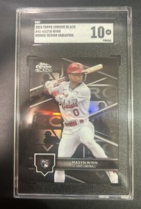 2024 Topps Chrome Black Masyn Winn Rookie Design Variation Case Hit RC SP SGC10