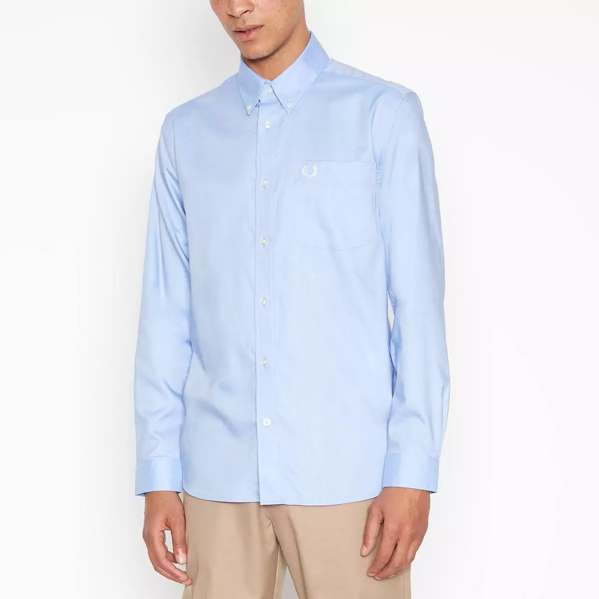 Fred Perry Light Blue Oxford Shirt 33 SALE RRP 80 UK