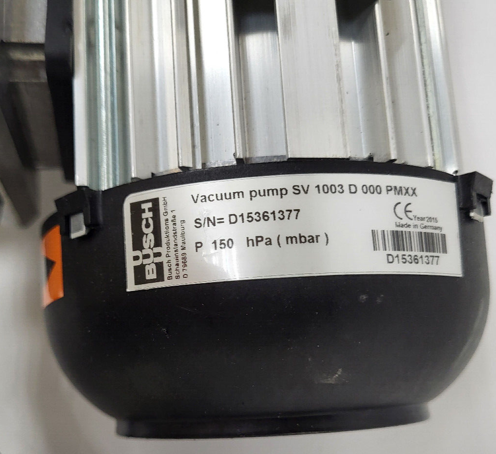 Busch Vacuum Pump SV 1003 D 000 PMXX | eBay