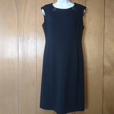CALVIN KLEIN WOMEN'S SIZE 10 SLEEVELESS BLACK SHEATH DRESS