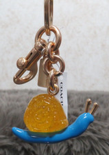 Coach Observed By Us Snail Bag Charm Multicolor - NWT CU307 