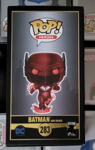 Funko Pop! Batman Red Death Metallic Exklusiv #283 + Schutz - Bild 6 von 8