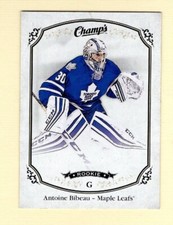 2015-16 Upper Deck Champs Hockey Rookie Antoine Bibeau (Maple Leafs)