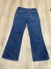 Vintage LEVI  s 517 - 0217 Orange Tab Denim Jeans USA 34x29