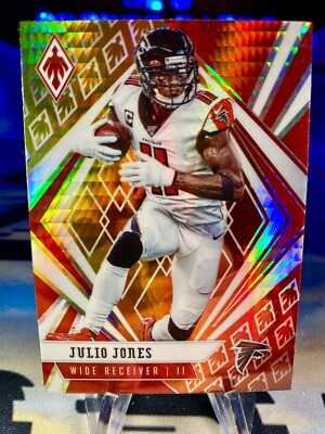 #ad #ad 2020 Julio Jones Panini Phoenix Fire Burst Prizm #34 Atlanta Falcons $0.99