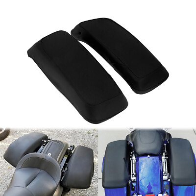 Side Hard Saddlebag Lid Bra Covers For Harley Road King Street Glide FLHR FLHX