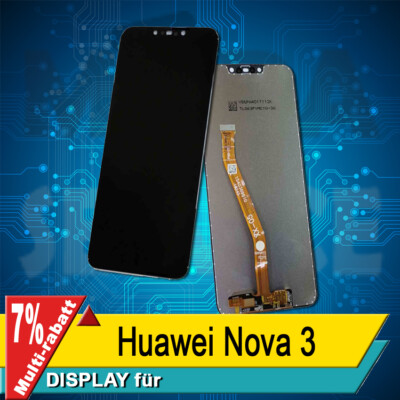 Display Für Huawei Nova 3 Komplettes Bildschirm Lcd Touch Schwarz