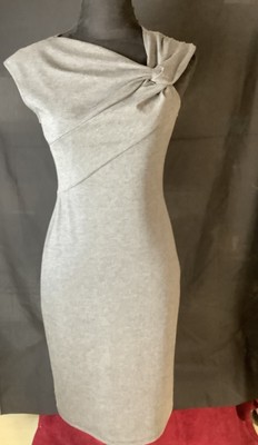 GRAY FORM FITTING SIZE 4 DRESS | eBay