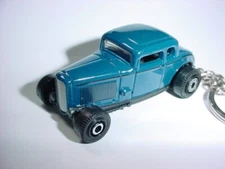 HOT 3D 32' FORD COUPE MODEL B CUSTOM KEYCHAIN key keyring 1932 BLING Matchbox