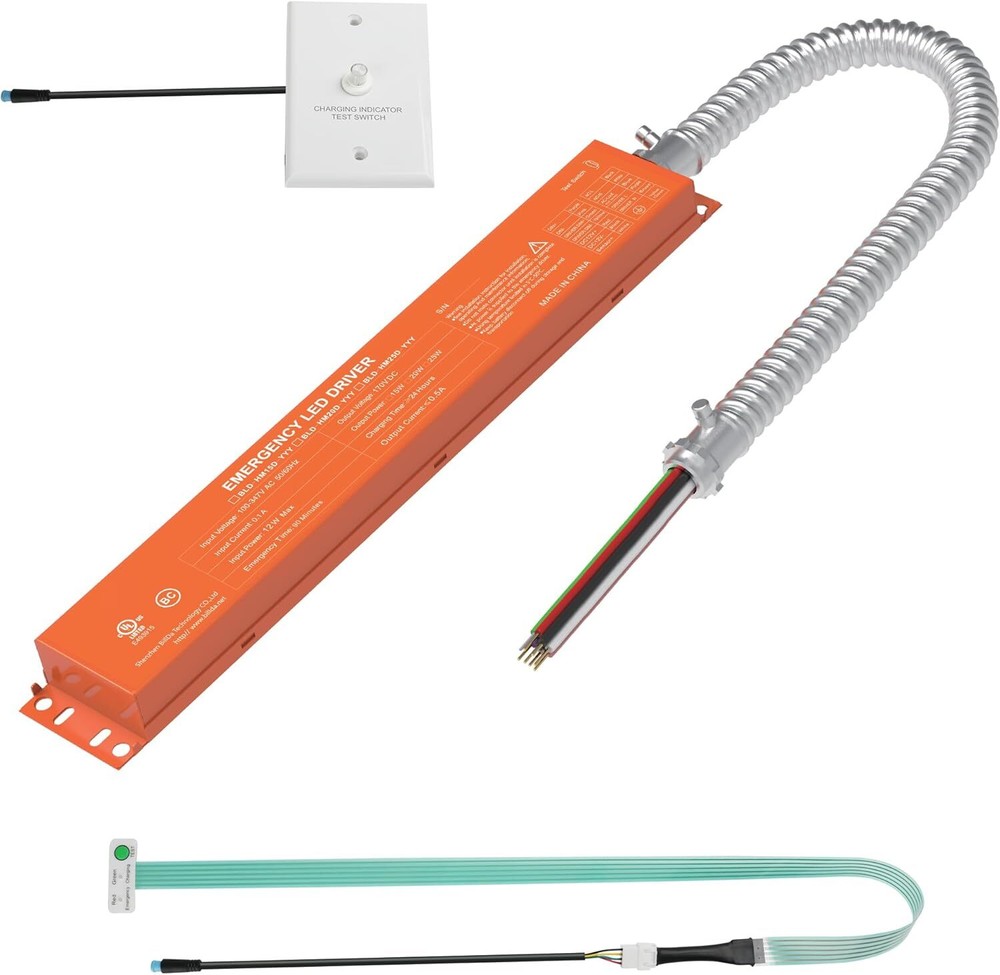 Emergency LED Driver 20W, Rechargeable Driver-20W, Orange Emergency LED Driver 20W, Rechargeable Driver-20W, Orange