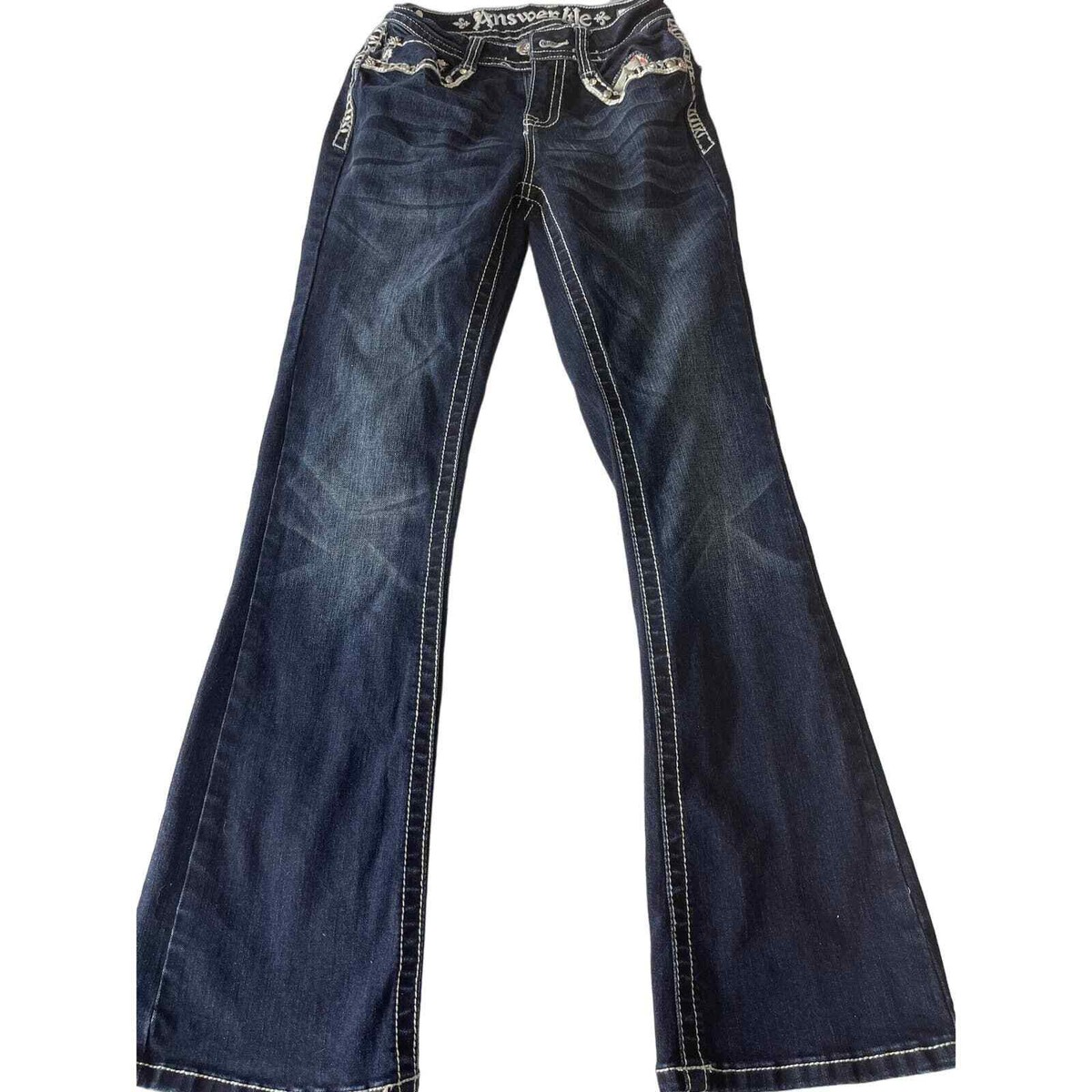 【INCHANT ME】Daily Ribbed Bootcut Pants miss-me-jeans-miss-me-women-s-