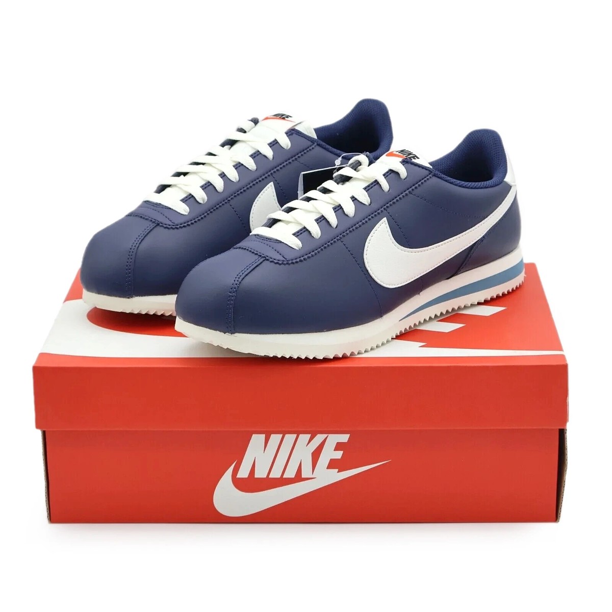 DM4044-400 Nike Cortez Midnight Navy Sail Noise Aqua Blue White