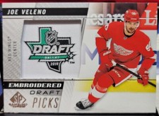 Joe Veleno 21/22 UD SP Game Used Embroidered Draft Picks Patch