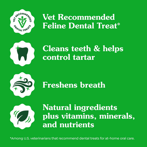 Feline Dental Cat Treats Catnip Flavour 60G - Picture 4 of 12
