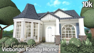 BLOXBURG 10k NO GAMEPASS VICTORIAN ELEGANT BUILDER