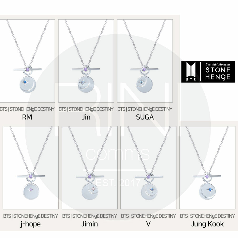 BTS STONEHENgE ストーンヘンジ V DESTINY V ネックレス BTS STONE HENgE MOMENT OF LIGHT Necklace DESTINY Ver + Tracking