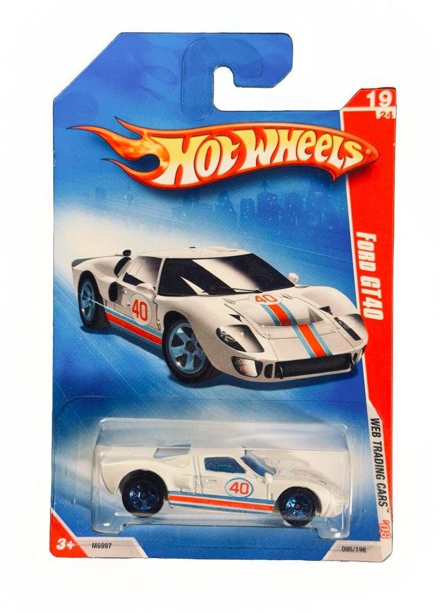 2008 Hot Wheels 95/196 Ford GT40 19/24 Web Trading Cars 08