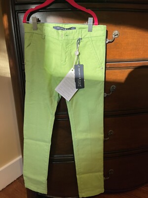 Designer Manuela & Frank Mint Green Textured Dress Pants 8-10 NWT | eBay