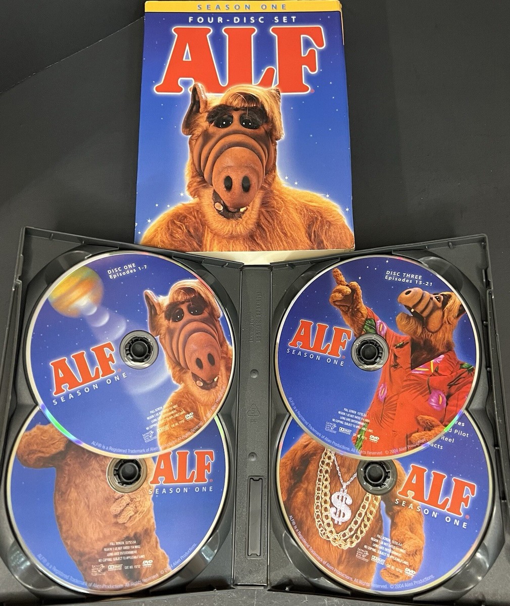 ALF TV Series Set Seasons 1 and 2 DVD Box Sets 4 Discs Each