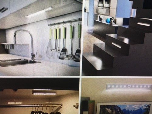 TWO (2) LED Motion Sensor Lights ~ 10 LED Battery Operated ~ Magnetic Strip - Picture 4 of 6