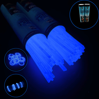 KNIXS-Armknicklichter -2 x 100er Rolle - Blau inklusive 200 Verbinder