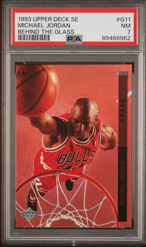 Michael Jordan 1993 Upper Deck Special Edition #G11 Behind the 