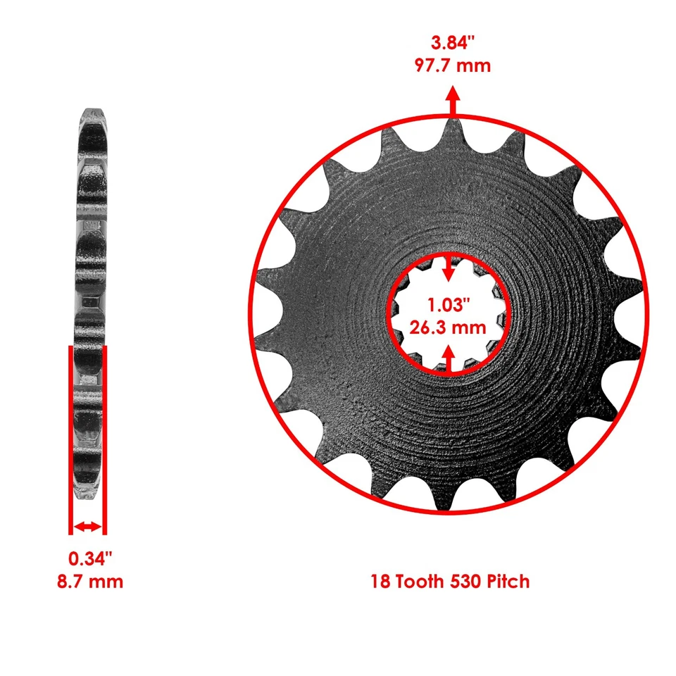 Drive Chain & Sprockets Kit for Triumph Adventurer Thunderbird Trophy 900 - Image 3 of 4