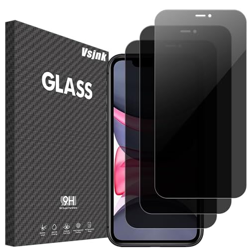 Vsjnk Privacy Pellicola Protettiva Compatibile con iPhone 11 / iPhone XR (C0V)