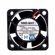 1PC NMB 4020 12V 0.15A 1608KL-04W-B50 2-wire Dual Ball Cooling Fan