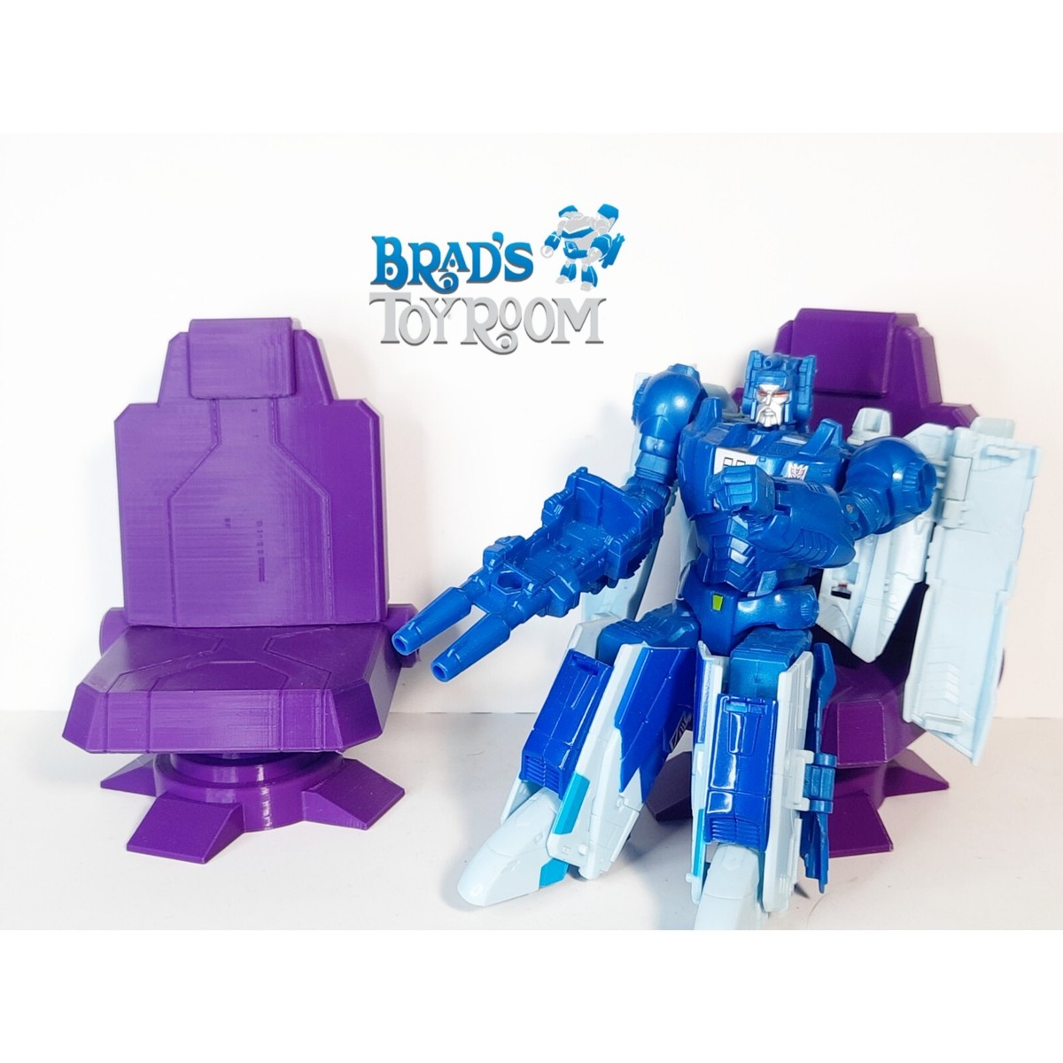 Transformers Decepticon Custom Chair x2 3d Printed Purple Seats TF