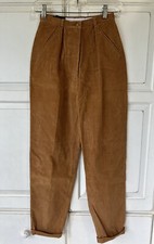 VTG 80s SILVER UNICORN SEARS High Waist Corduroy Pants Sz 3 Juniors Girls 22x29
