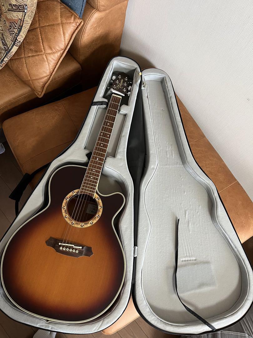 Electric Acoustic Guitar Takamine NPT 510 Sunburst with Case