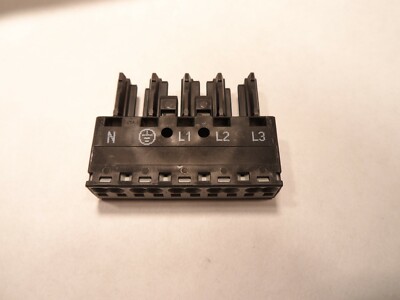50x 770-205 WAGO 5 Pole 10 mm Socket without Strain Relief Black