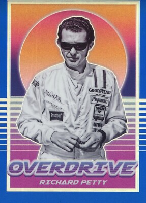 Panini 2022 Chronicles Richard Petty #18 157/199 Overdrive Blue Prizm