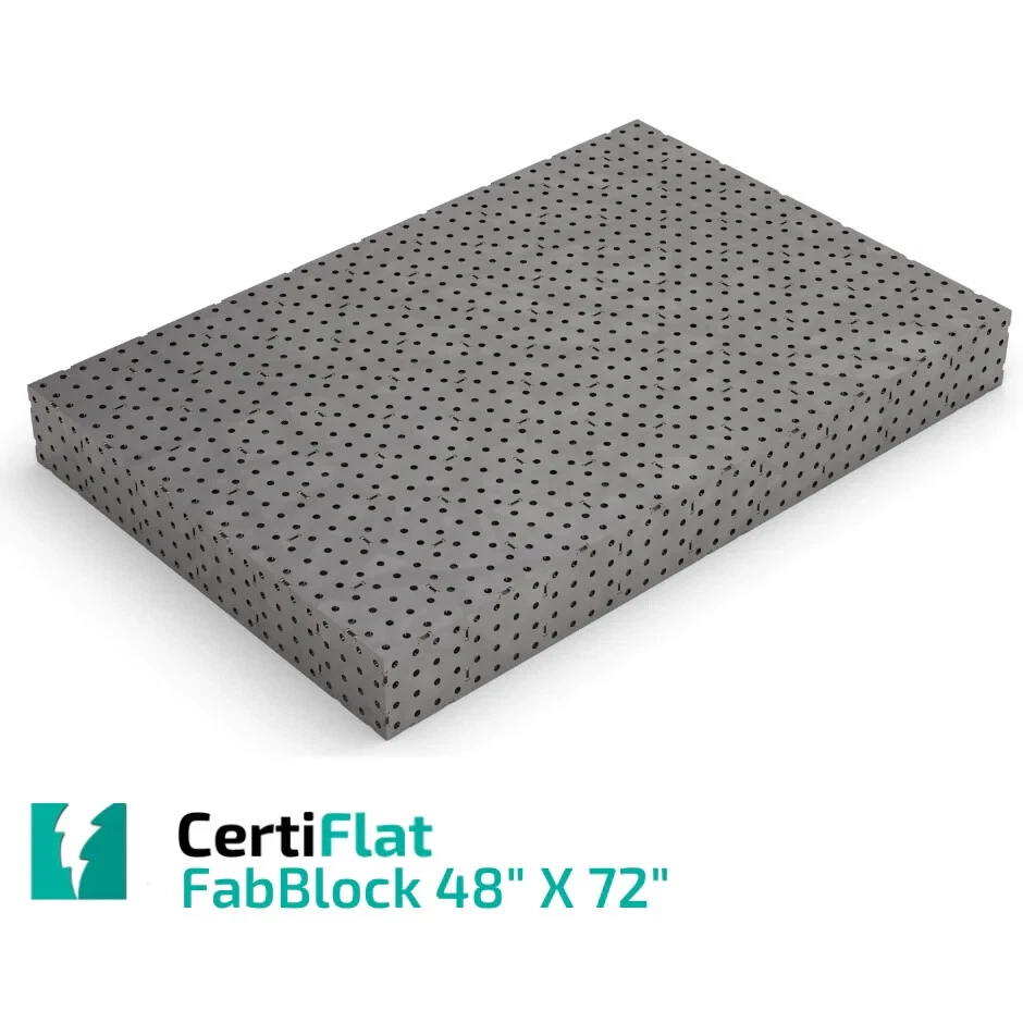 CertiFlat FB4872 4 X6 FabBlock DIY Modular Welding Table Top Kit