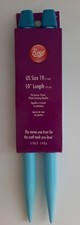 Boye US Size 19 Plastic Knitting Needles. 10 In. long. New.
