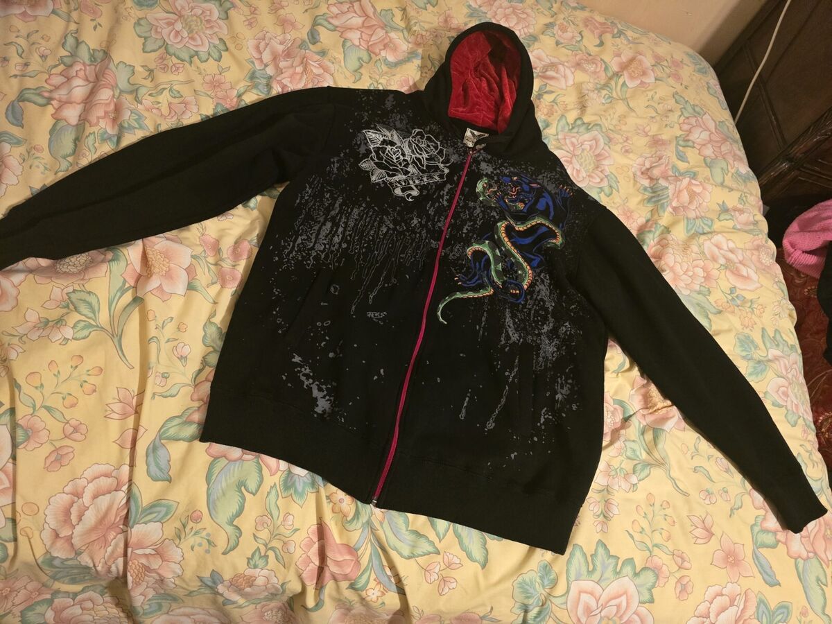 Vintage Y2K Avirex Snake Panther AOP Zip Up Hoodie Size XL Vintage Y2K Avirex Snake Panther AOP Zip Up Hoodie Size XL