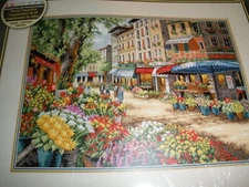 NEW Cross Stitch Kit Dimensions Gold Collection PARIS MARKET #35256  (CS12)