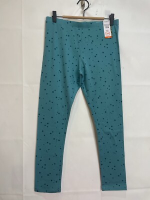 Wonder Nation Green Tiny Stars Girls Tough Cotton Extra Durable Leggings