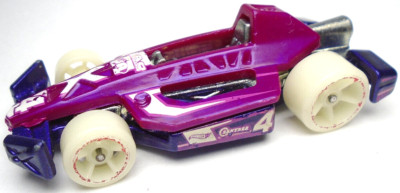 2015 HOT WHEELS ARROW DYNAMIC #4 GLOW WHEELS PURPLE 1:64 DIECAST 2 1/2'' RACE CAR