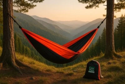 MARKENLOS Ultraleichte Hängematte 275x140 | Reißfest & Tragbar 🌿 200kg Belastung 🌴🌞🌊🌿