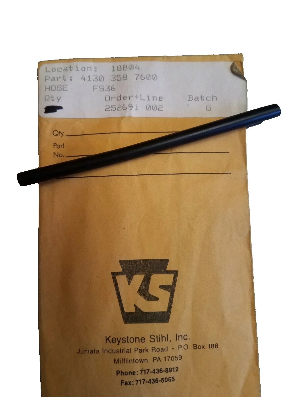 STIHL Fuel Line String Trimmer Parts