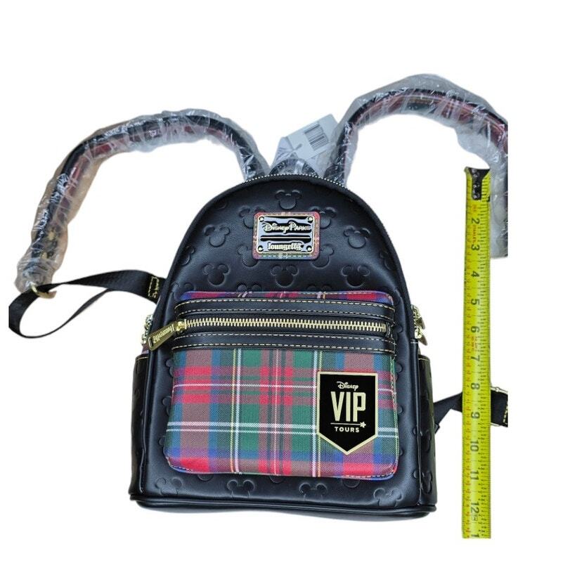 Exclusive Disney Parks Loungefly VIP Plaid Mini Backpack  display picture 1