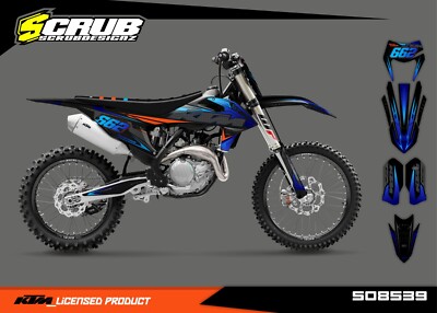 Calcomanías Gráficas Para KTM Motocross - Modelos SX Sxf Excf Xc En 1216372