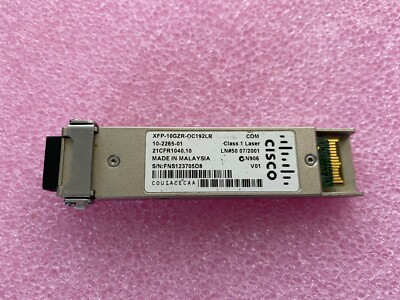 Cisco Genuine XFP-10GZR-192LR  10-2265-01 XFP 10G 80km 1550nm 